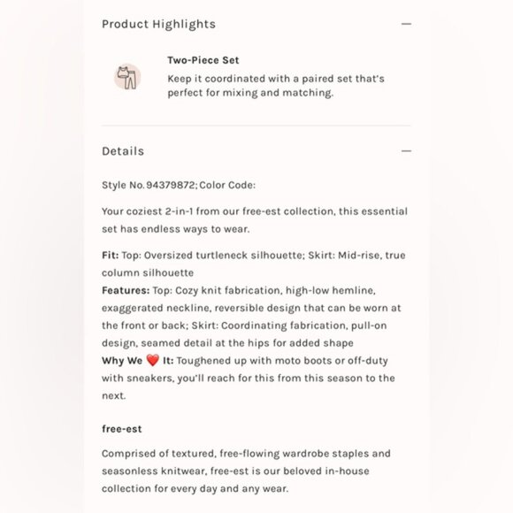 NWOT Free People Free Est Milley Reversible Co-Ord set sz XS - Picture 5 of 7